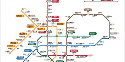 Карта Тайбей нічний ринок