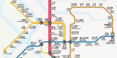 Тариф карта Тайбей MRT 